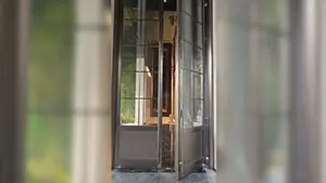 Center-Hung Pivot Door