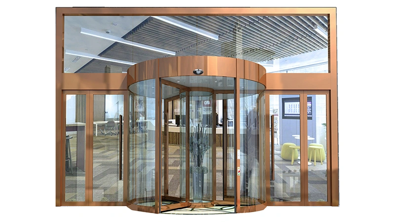 High Capacity Revolving Door